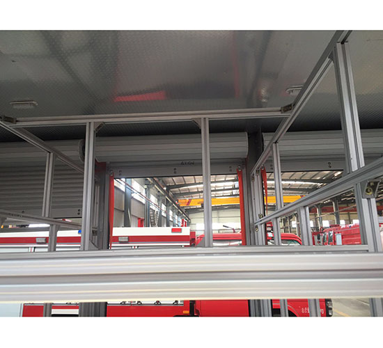 消防車用鋁型材骨架